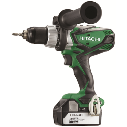 HITACHI DV18DSDLLW Hammer Drill-Driver + Mini HITACHI G18DSLL4-Grinder