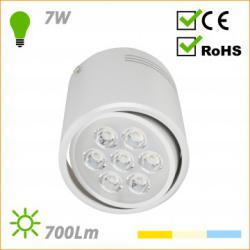 Foco Downlight de Superficie de LEDs HO-DOWNSUP7W-W-CW