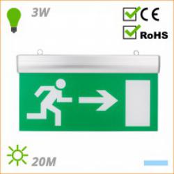 ZS-QH1092 Luminária de emergência LED banner