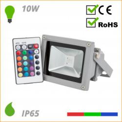 Holofote LED externo JWSFL10RGB