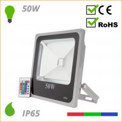 Spotlight LED-Außenprojektor ECOLINE HX-FL50-RGB
