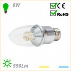 LED Kerzenlampe CP-DP-E27V-T-WW