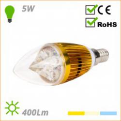 Lâmpada de vela LED HO-VELA-E14-5W-CW