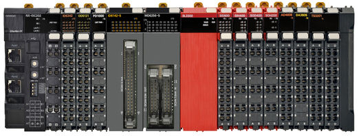 Module d'entrée / sortie Omron NX-SID800, 8 entrées, 2 sorties, 24 V c.c.