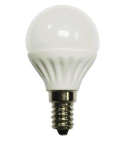 Sphärische LED-Lampe 5W E14 3200K Warmes Licht