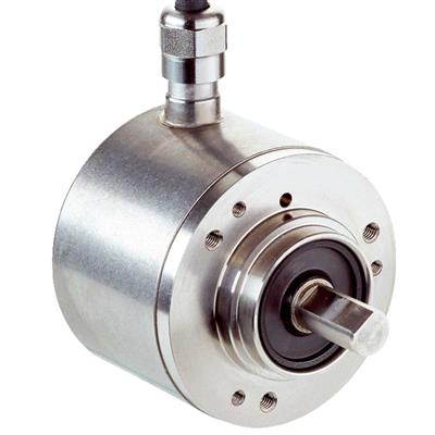 Stainless steel encoder. programmable, axis Ø 10 mm, cable 1,5m