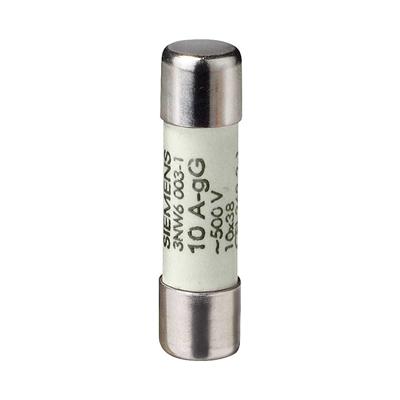 Cylindrical fuse 10x38, 500V 6A CAT: gG