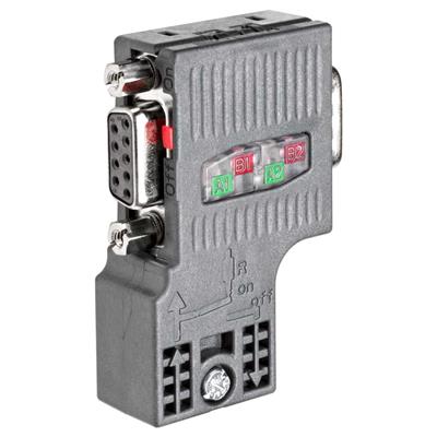 35º Profibus RS485 connector with PG connector