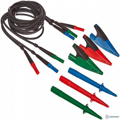 Kit de reemplazo de cables, puntas de prueba y cocodrilos TL165X